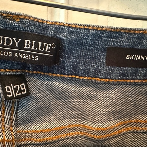 Judy Blue Skinny Fit High Rise Jeans Distressed Stretch Blue Women’s Size 9/29 - Picture 6 of 7